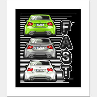 Fast  cars Posters and Art